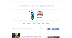 Desktop Screenshot of marathonsandmacarons.com
